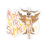 Moth Girl Summer (Autumn) Die-Cut Sticker