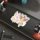 Moth Girl Summer (Purp) Die-Cut Sticker