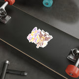 Moth Girl Summer (Purp) Die-Cut Sticker