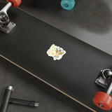 Moth Girl Summer Die-Cut Sticker