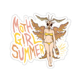 Moth Girl Summer (Autumn) Die-Cut Sticker