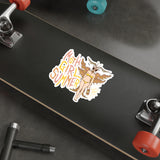 Moth Girl Summer (Autumn) Die-Cut Sticker