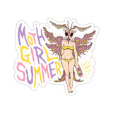 Moth Girl Summer (Purp) Die-Cut Sticker